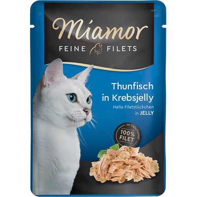 Miamor Feine Filets v želé tuniak v krabom želé 24 x 100 g