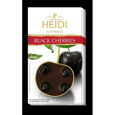 Heidi Gourmette Hořká čokoláda s celými třešněmi 100 g