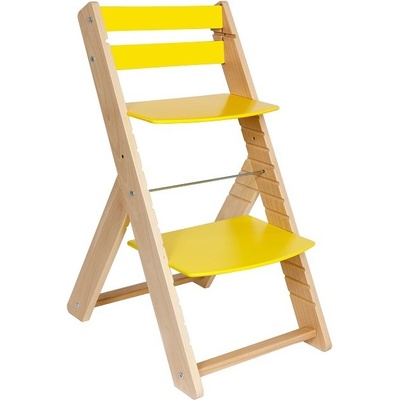 Posedo Rostoucí židle pro školáky Vendy lak / žlutá
