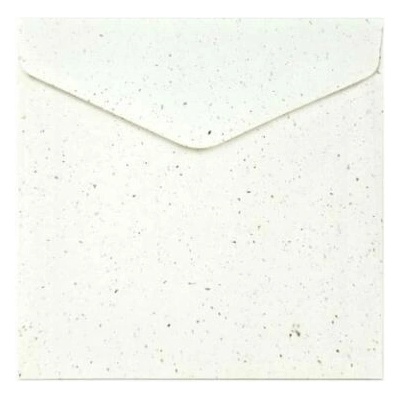 Ozdobné obálky Terazzo - 16x16cm, 120 g/m2, bílé se vzorem, 10 ks
