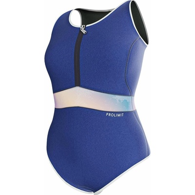 PROLIMIT Fire Sleeveless Shorty Front V-Zip 2/2 FL Blue Peach