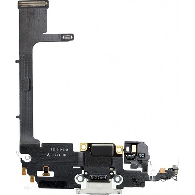 Apple iPhone 11 Pro - Nabíjecí Konektor + Flex Kabel (Silver), Silver