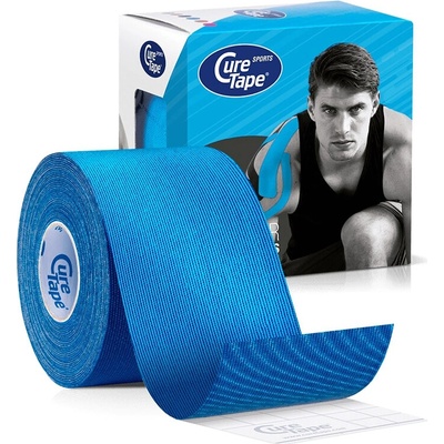 CureTape kineziologický tejp Sports modrá 5 cm x 5 m