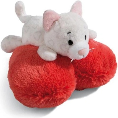 NICI плюшена Love Котенце сладко лежащо, сърце, 13см, GREEN