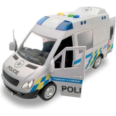 Lamps Auto hasičská dodávka na setrvačník s reálným hlasem posádky
