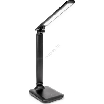 Platinet Настолна led лампа remus - сензорна и димируема, със usb порт, led/5w/230v, черна (pl0601)