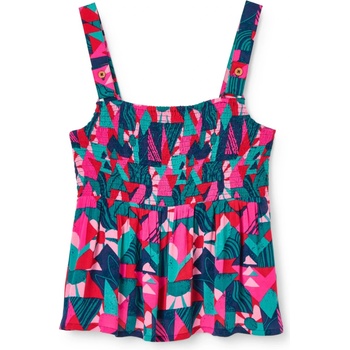 Passenger Дамски топ Passenger Women's Soleis Woven Cami Top - Sun Patch Rich Navy (916-6057-0112)