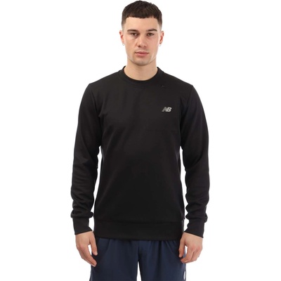 New Balance Блуза New Balance Tech Knit Crewneck Sweatshirt - Black