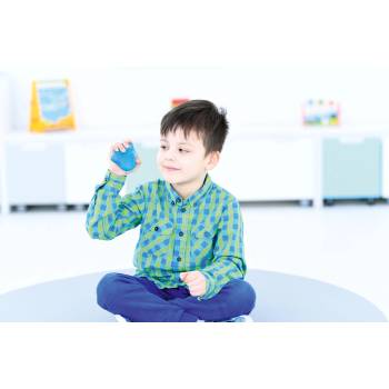 Image 1 of Директорски стол Roby от екокожа в сив цвят