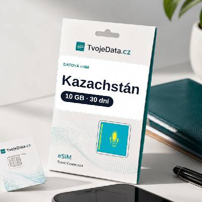eSIM Kazachstán 10 GB / 29 dní