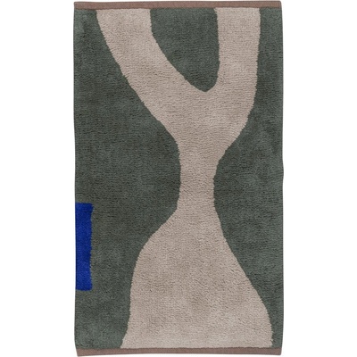 Mette Ditmer Тъмнозелен памучен килим подходящ за пране 50x80 cm Figura - Mette Ditmer Denmark (FIGRUS63)