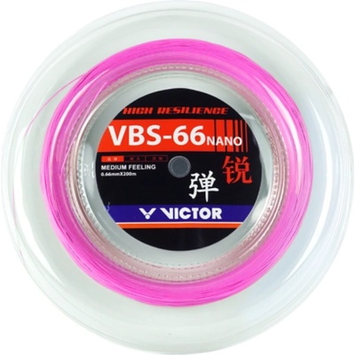 Victor Корда за бадминтон Victor VBS-66 Nano (200 m) - pink