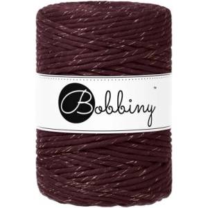 Bobbiny Macrame Cord 5 mm 100 m Golden Burgundy юта (MX-E119)