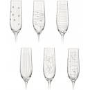 Crystalex Bohemia Skleničky na šampaňské 6 x 190 ml