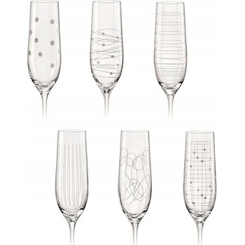 Crystalex Bohemia Skleničky na šampaňské 6 x 190 ml