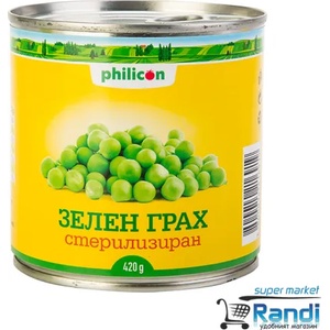 Philicon Зелен грах Philicon 420гр