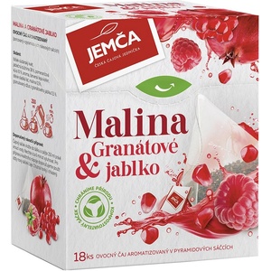Jemča Чай Jemča малина + нар пирамидални пакетчета 36 г