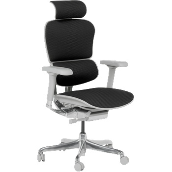 Ергономичен стол ergohuman elite 2 - сива рамка - черен (b3520665)