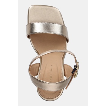 Tommy Hilfiger Кожени сандали Tommy Hilfiger HIGH HEEL GOLDEN LEATHER SANDAL (FW0FW08674)