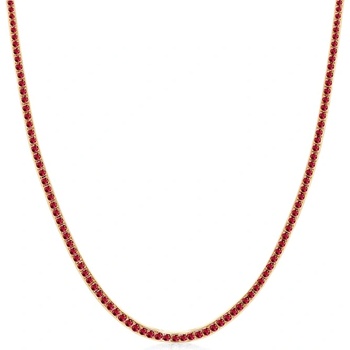 SAVICKI Тенис колие Luminy 3, 0 мм: злато, рубини