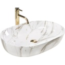 Rea Cleo 61 60,5x41 cm shiny white/stone (REA-U9656)