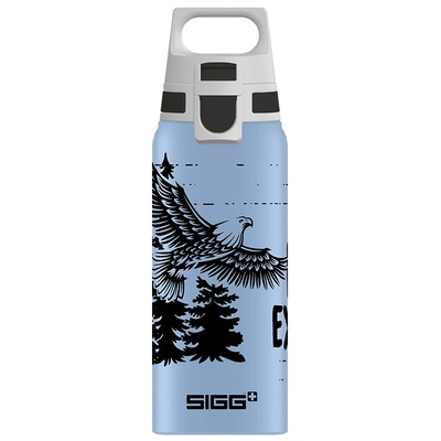Sigg Детска бутилка за вода Sigg Shield One - Brave Eagle, 0.6 L