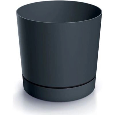 Prosperplast Kvetináč TUBO P s miskou 23,9 cm antracitový