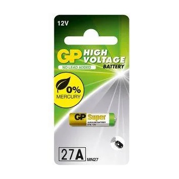GP Batteries Алкална батерия gp 12 v 1 бр. в опаковка за аларми А27, gp-ba-27af-u1