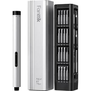 Fanttik E1 Max Silver Електрическа отвертка за електроника с 50 накрайника (Fanttik-E1-silver)