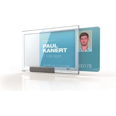 Puzdro na 1 kartu DURABLE PUSHBOX MONO 10ks