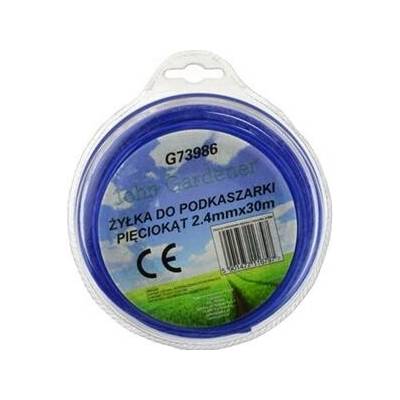 Žacia struna do strunovej kosačky, šesťhranná 2,4mm x 30m, Geko G73986