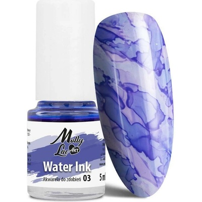 MollyLac ART Water Ink Akvarelová farba na zdobenie č. 3, 5ml