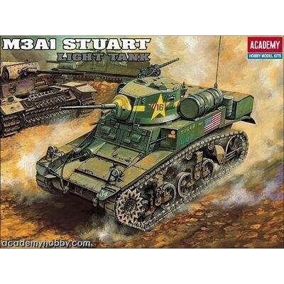 Academy 13269 M3 A1 Stuart w/interior 1:35