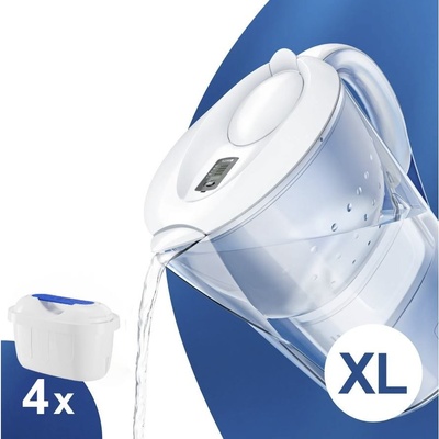 Brita Marella XL biela + 4 ks Filter Logic za Maxtra