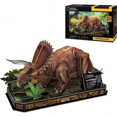 CubicFun 3D puzzle National Geographic: Triceratops 44 ks