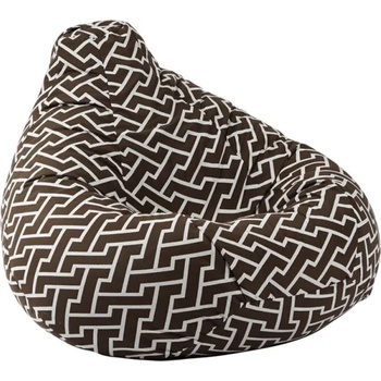 Image 1 of Pufrelax Пуф круша 320л. , Nirvana Grande, Zippity Brown, Перящ се калъф, Пълнеж от Полистиролни перли, Гама Premium