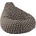 Pufrelax Пуф круша 320л. , Nirvana Grande, Zippity Brown, Перящ се калъф, Пълнеж от Полистиролни перли, Гама Premium