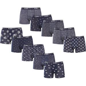 Lee Cooper Комплект десет - мъжки боксерки Lee Cooper многоцветни Lee Cooper | Mnogotsveten | МЪЖЕ | L