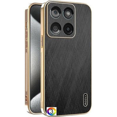 Motorola Edge 60 5G / 60 Fusion 5G KADEM Electroplating Silk Texture PU + TPU Калъф и Протектор