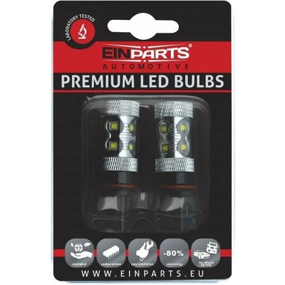 EinParts Premium LED žárovky P13W PG18,5d 12V 50W EPL24