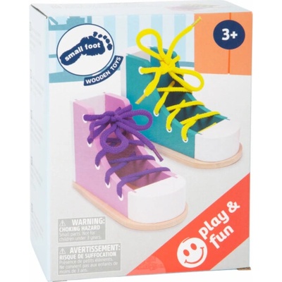 Small Foot Set Hry Zavaž si tkaničku Bota 2 ks – Zboží Dáma