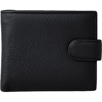 Черен мъжки портфейл от естествена кожа 1208-409