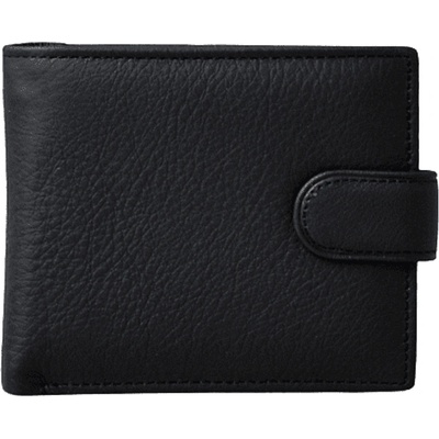 Черен мъжки портфейл от естествена кожа 1208-409
