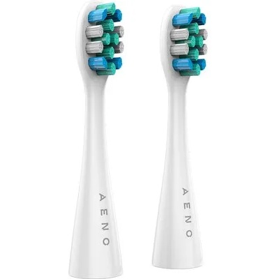 AENO Replacement toothbrush heads, White, Dupont bristles, 2pcs in set (for ADB0007/ADB0008) (ADBTH7-8)