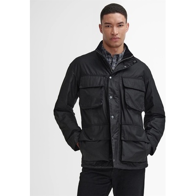Barbour international Яке BARBOUR INTERNATIONAL Men's Brunton Waxed Cotton Stand Collar Wax Jacket - Black BK71