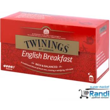 Image 1 of TWININGS Чай Twinings English Breakfast 25бр