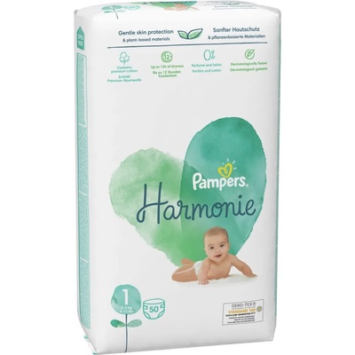 Pampers Памперси Pampers Harmonie 1 Новородено (2-5 кг. ) - 50 броя