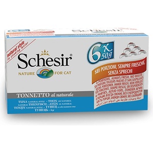 Schesir Multipack тонзия натурален стил 6 x 50 г