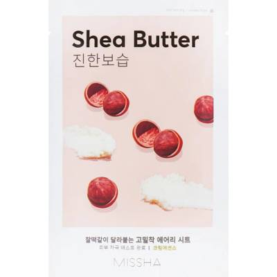 Missha Airy Fit Sheet Mask - Shea Butter - Подхранваща Текстилна Маска с Масло от Шея 19г