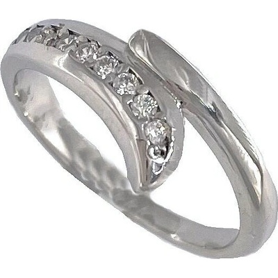 Infinitysilver Stříbrný prsten se zirkony na špičce OR53656